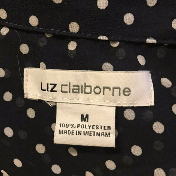 LIZ CLAIBORNE. Size M. Semi Sheer Sleeveless Top w/ attached Cami.   B17 - Picture 3 of 7